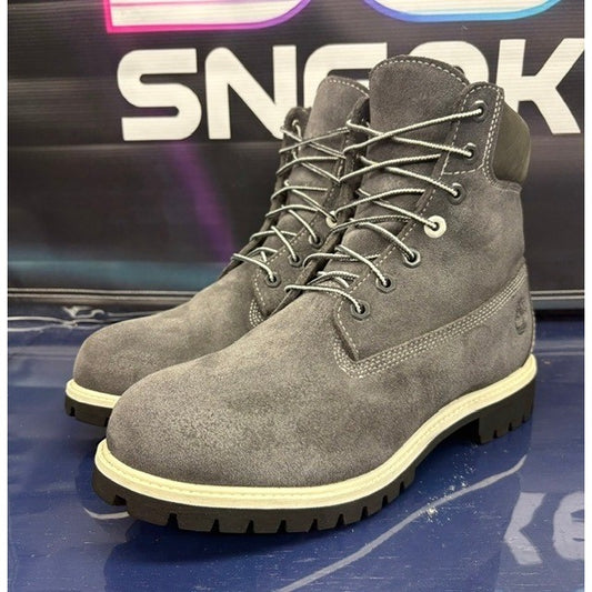 Timberland 6-Inch Premium Waterproof Charcoal Grey A1MTO Mens Boots size 10W0