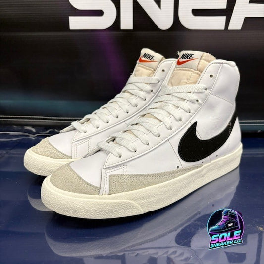 Nike Blazer Mid 77 Vintage White Black (2019) BQ6806-100 Mens sneakers size 8.50