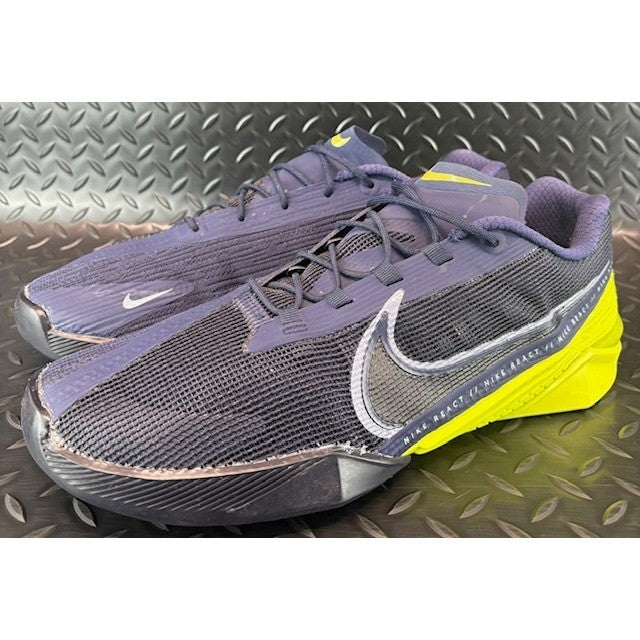 Nike React Metcon Turbo Navy Blue Lime Green CT1243-400 Mens sneakers size 130