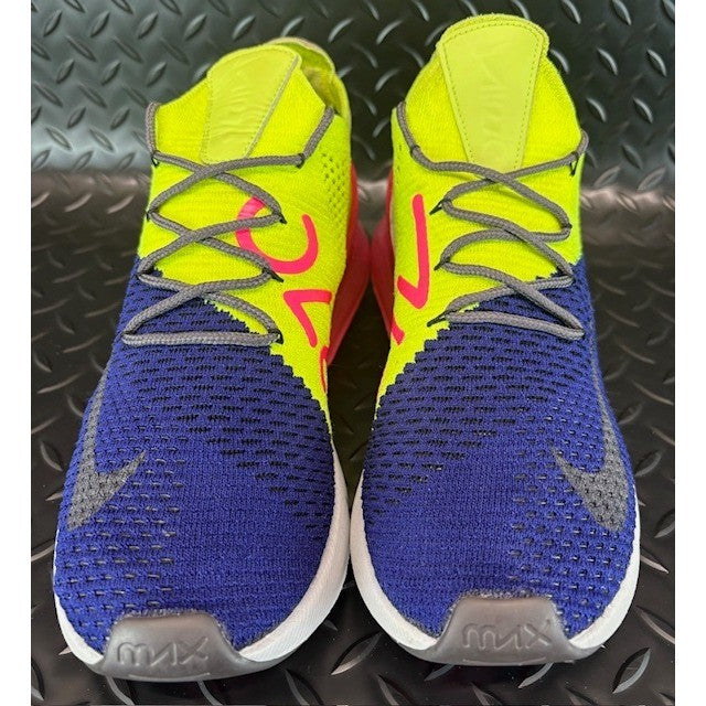 Nike Air Max 270 Flyknit Regency Purple Volt AO1023-501 Mens sneakers size 84