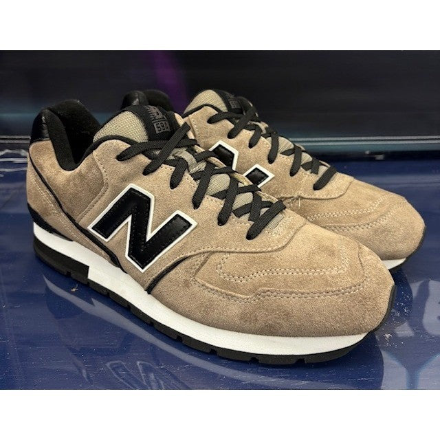 New Balance 594 Tan Black White M594GKS Mens suede sneakers size 11.51