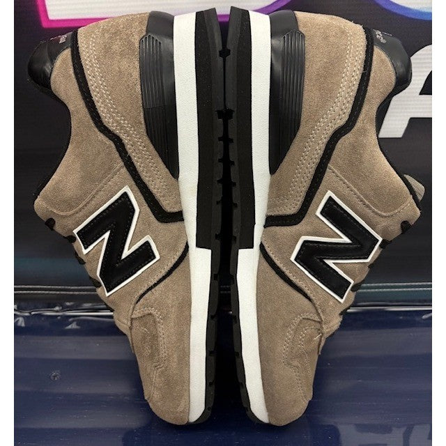 New Balance 594 Tan Black White M594GKS Mens suede sneakers size 11.55