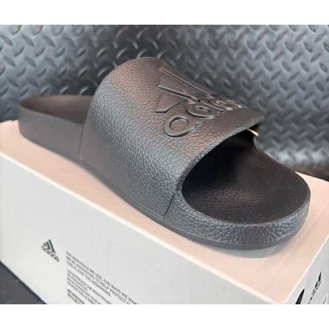 Adidas Adilette Aqua Slides Core Black Logo IF7371 Mens sandals slip on size 121