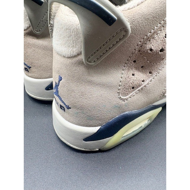 Air Jordan 6 Retro GS Georgetown Grey Basketball Sneakers Womens size 7 or 5.5Y3