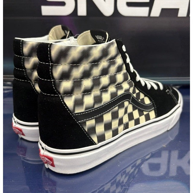 Vans OTW Sk8-Hi Blur Check Black White 721277 Mens sneakers size 132