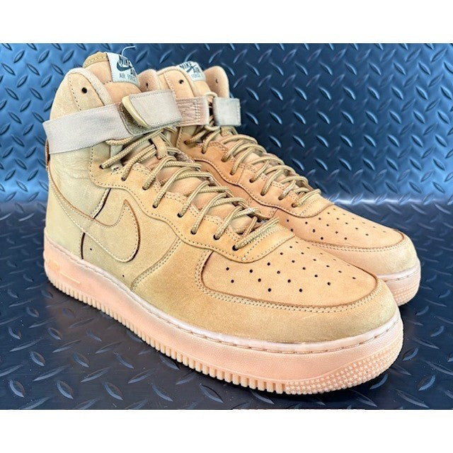 Nike Air Force 1 High Wheat (2016) 882096-200 Mens Leather sneakers size 121