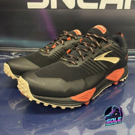 Brooks Cascadia 13 Black Orange Cream (2018) 1102841D037 Mens sneakers size 11.50