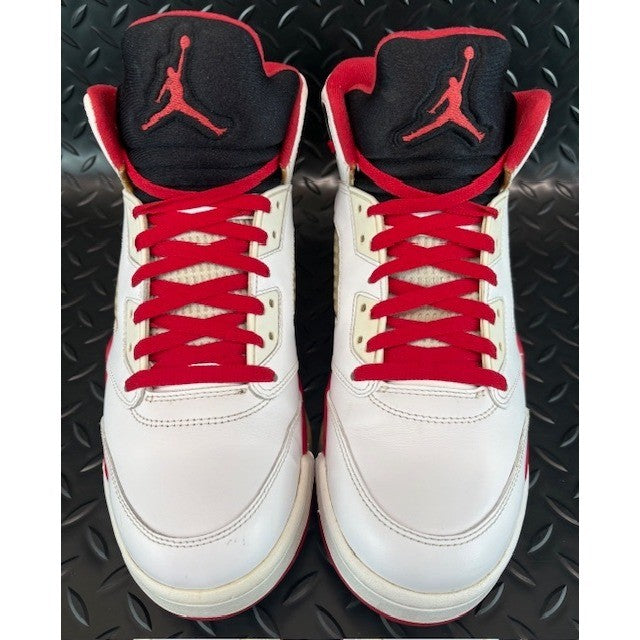 Jordan 5 Retro Fire Red Black Tongue (2013) 136027-120 Mens sneakers size 104