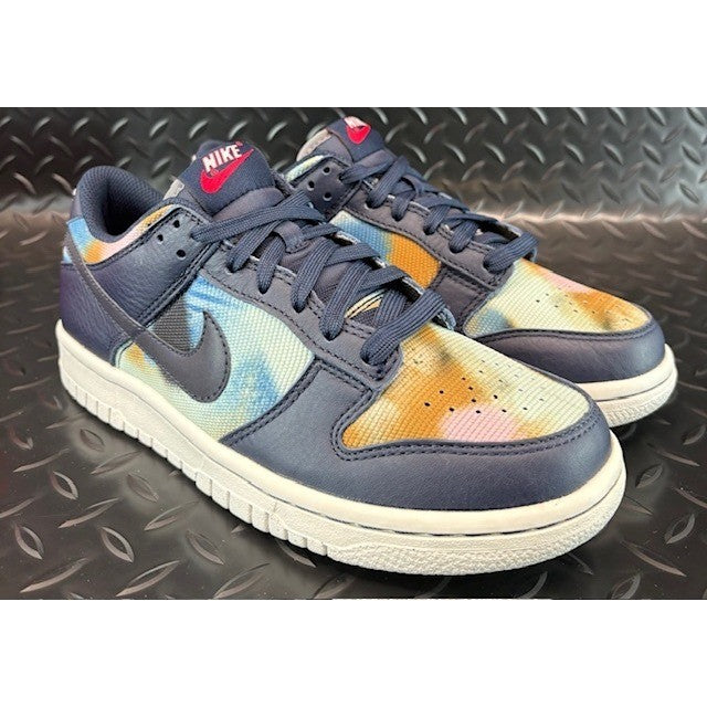 Nike Dunk Low Graffiti Navy White DM1051-400 Womens sneakers size 7 or 5.5Y1