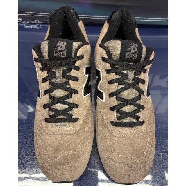 New Balance 594 Tan Black White M594GKS Mens suede sneakers size 11.54