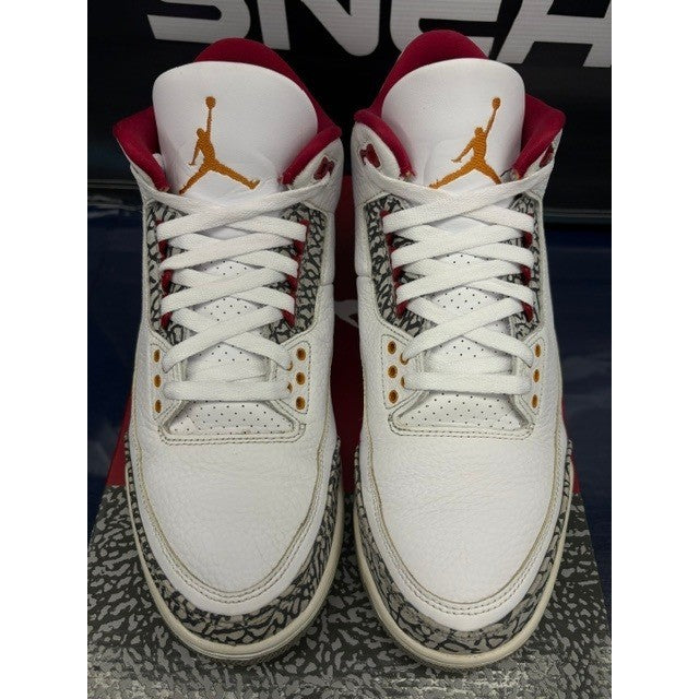 Jordan 3 Retro Cardinal Red (2021) CT8532-126 Mens sneakers size 11.54