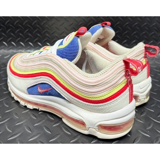 Nike Air Max 97 Corduroy White Womens Sneakers size 10.5 or mens size 9 or 9.53