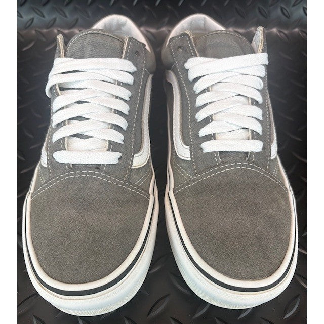 Vans Off the Wall OTW Grey White Suede Canvas 500714 Mens sneakers size 6.54