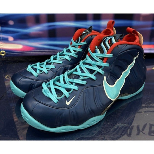 Custom Foamposites 32 of 68 pairs Navy Blue Red Kraken Mens sneakers size 140
