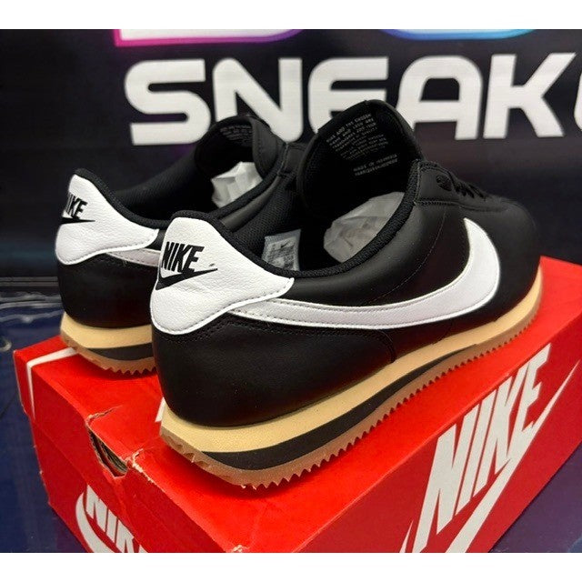 Nike Cortez Leather Black White Gum (2024) DM4044-002 Mens sneakers size 142