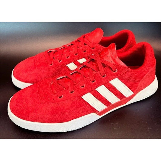 Adidas Originals City Cup Red Suede Mens sneakers size 10.50