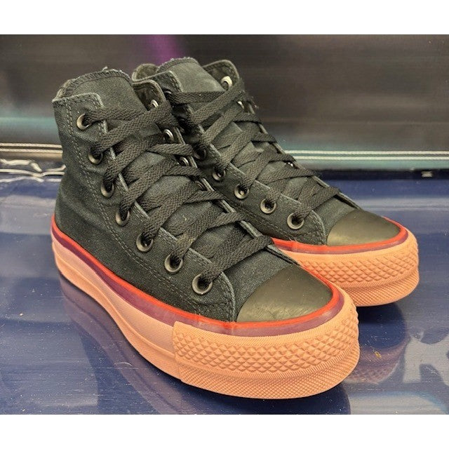 Converse X OPI Chuck Taylor Black Salmon 566556C Womens canvas sneakers size 5.51