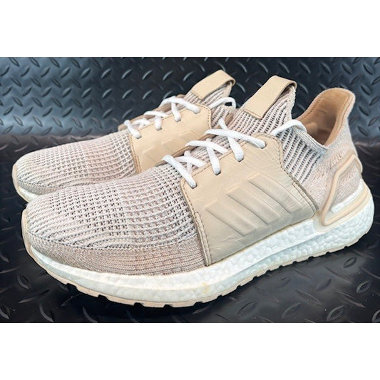 Adidas Ultra Boost 18 Tan White G27492 Womens athletic sneakers size 10.50