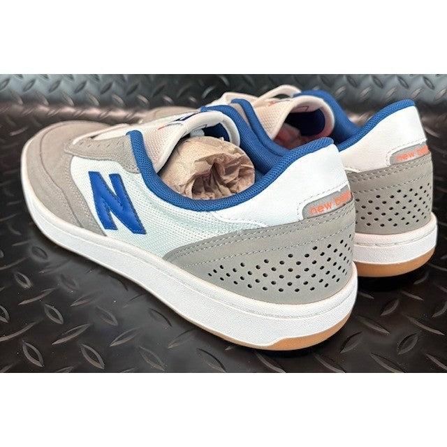 New Balance NB Numeric 440 Grey Blue White Suede Skateboarding Mens size 9.53