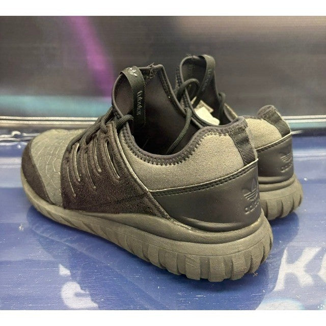 Adidas Tubular Radial Black Gray (2016) S81919 Mens running sneakers size 6.53