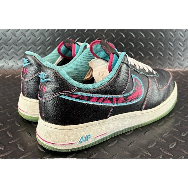 Nike Air Force 1 Low Miami Nights Black Blue DD9183-001 Mens sneakers size 112