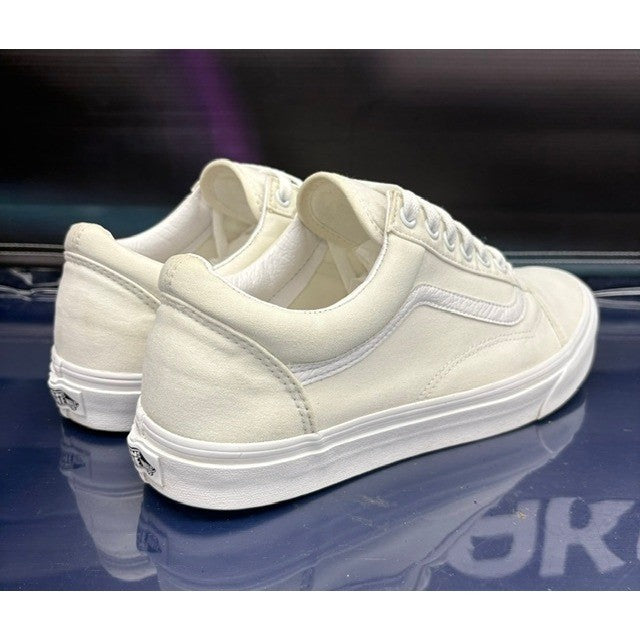 Vans Old Skool OTW Triple White 508731 Mens canvas sneakers size 112