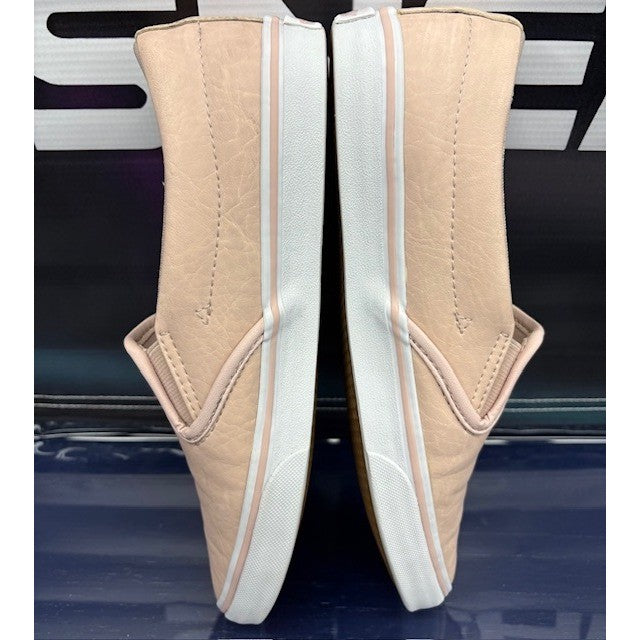 Vans Classic OTW Peach Leather White 721356 Womens slip-on sneakers size 8.55