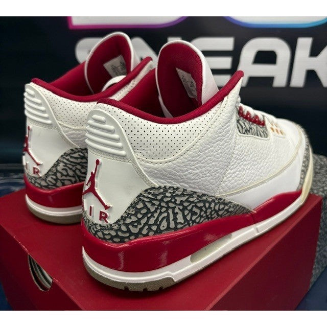 Jordan 3 Retro Cardinal Red (2021) CT8532-126 Mens sneakers size 11.52