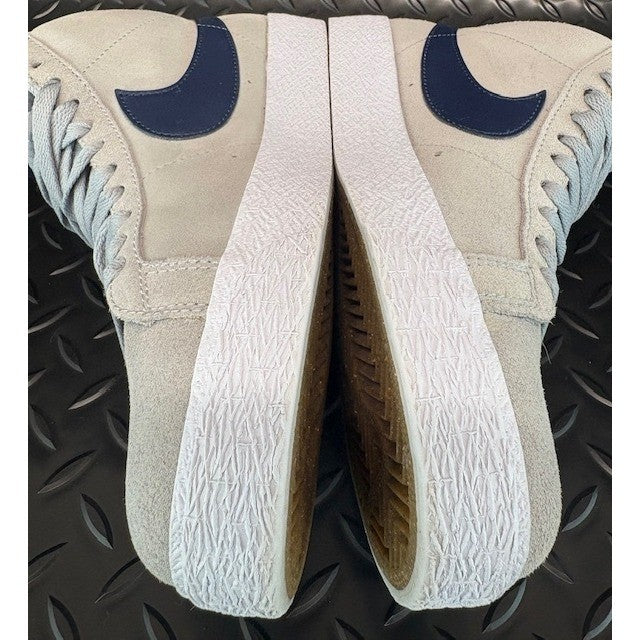 Nike SB Zoom Blazer Mid Wolf Grey White FD0731-004 mens sneakers size 5.55