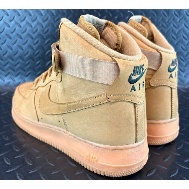 Nike Air Force 1 High Wheat (2016) 882096-200 Mens Leather sneakers size 123