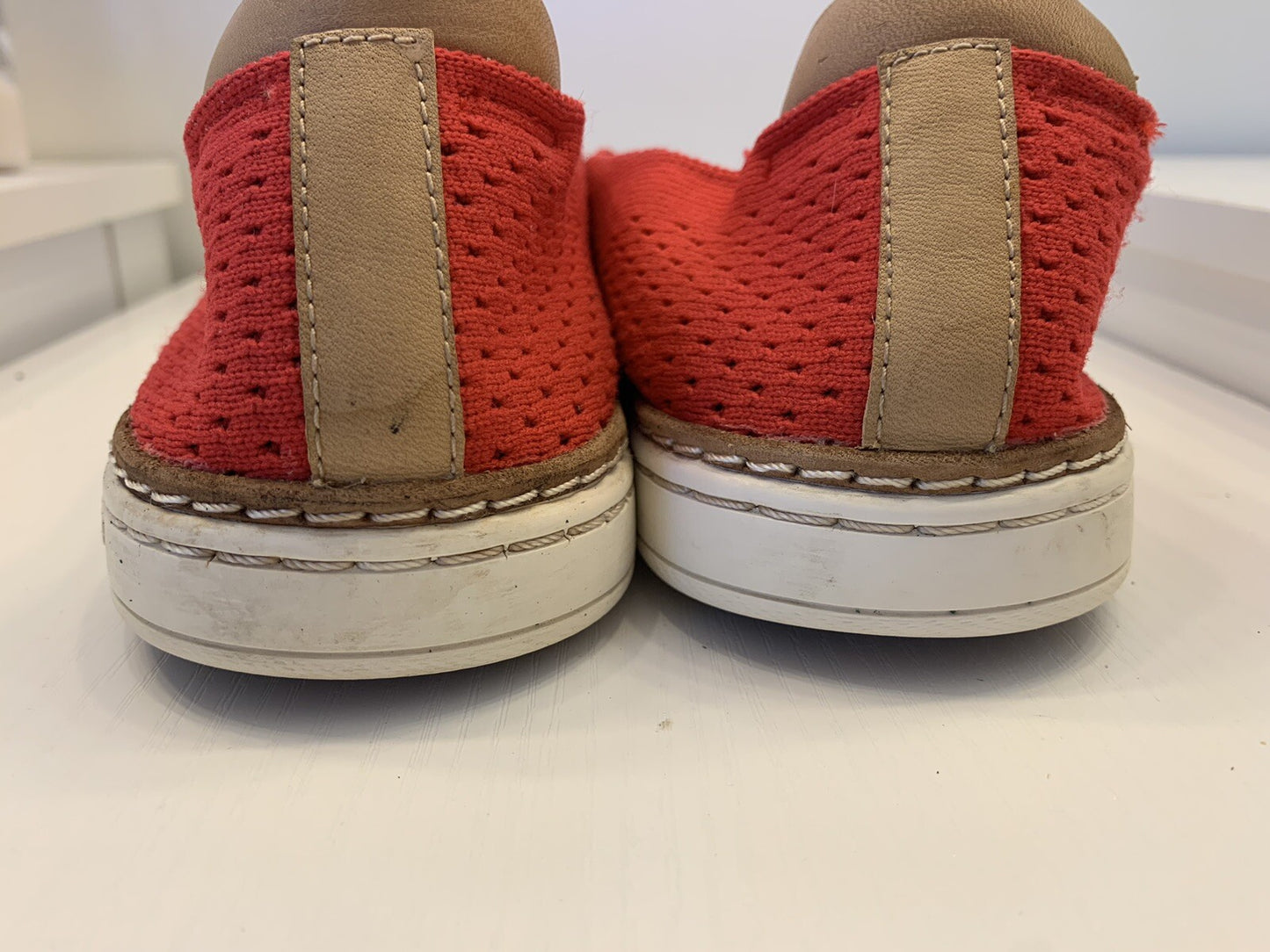 UGG Australia Sammy Women's Tango Red Slip On Casual Size 7 Knit3