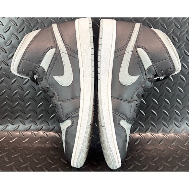 Jordan 1 Mid Shadow Black Particle Grey BQ6472-007 Womens sneakers size 10.55