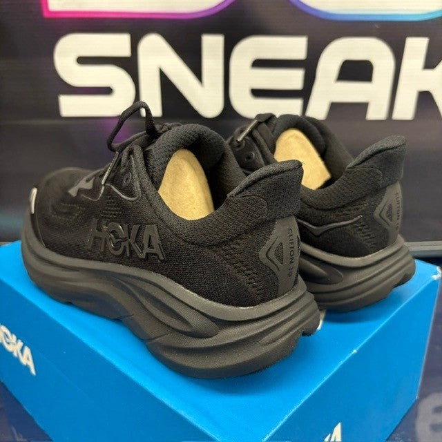 Hoka One One Clifton 10 Black (2025) 1162030-BBLC Youth sneakers size 4.5MD3