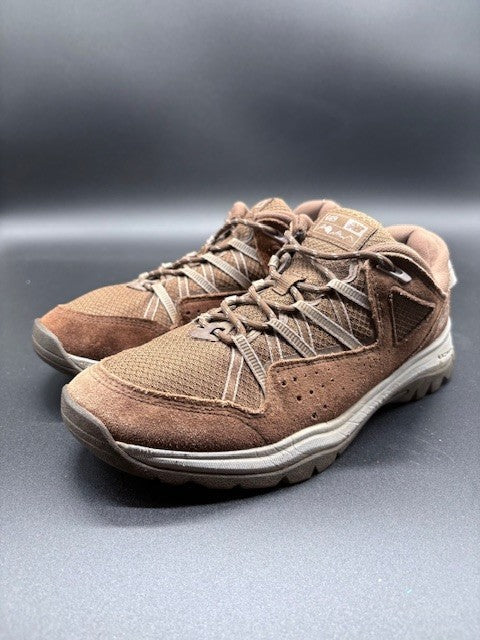 New Balance 669 Womens Trail Sneakers Shoes Size 8 Brown Leather super soft0