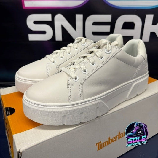 Timberland Laurel Court Low White Full Grain 0A61FG Womens sneakers size 7.50