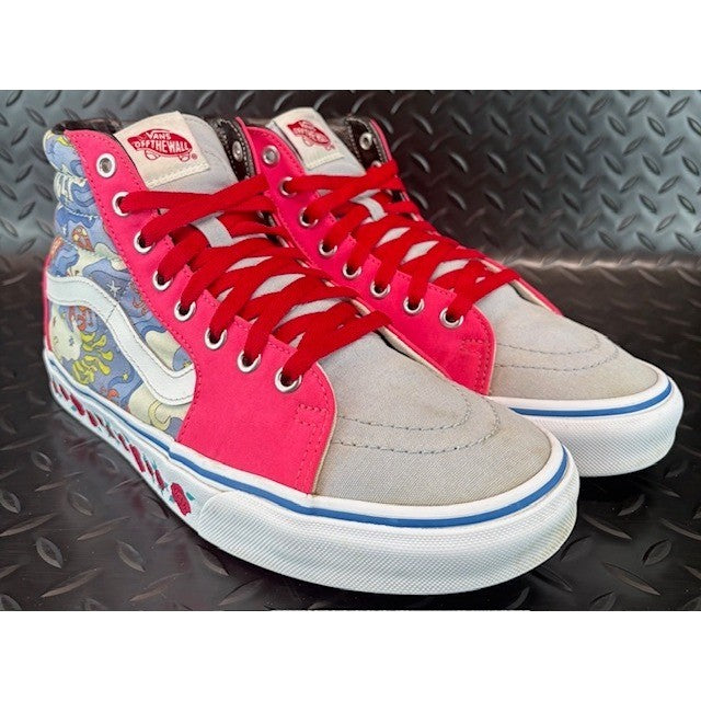 Vans Old Skool Sk8-Hi Cancer Roses 721454 Mens Canvas Sneakers Shoes size 8.51