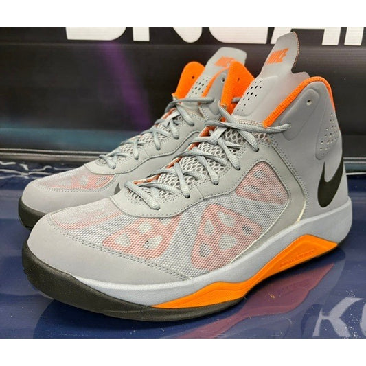 Nike Dual Fusion BB Stealth Orange Grey (2012) 536846-004 Mens sneakers size 120