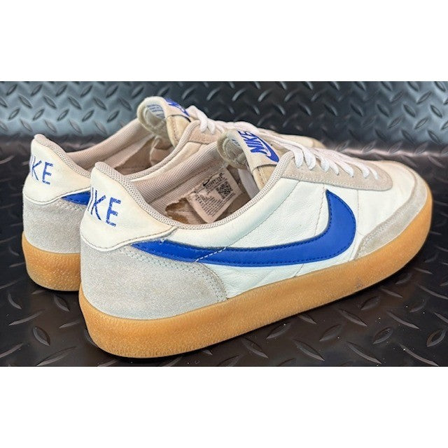 Nike Killshot 2 Leather Sail White Blue Mens leather suede sneakers size 82