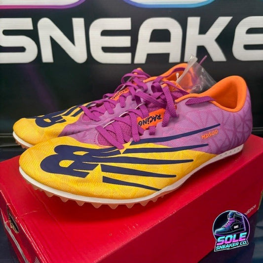 New Balance MD500v8 Yellow Pink UMD500E8 Mens Track and Field sneakers size 110