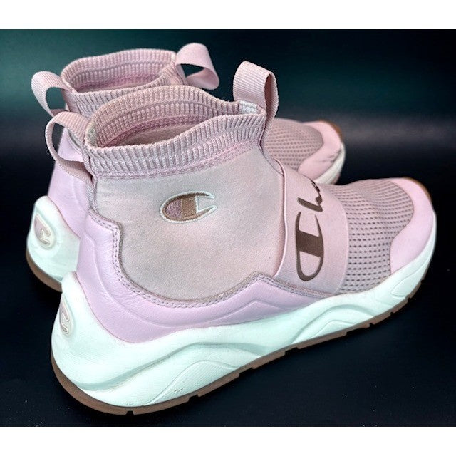 Champion Women's Pink Hi Top Rally Hush Sneakers size 102