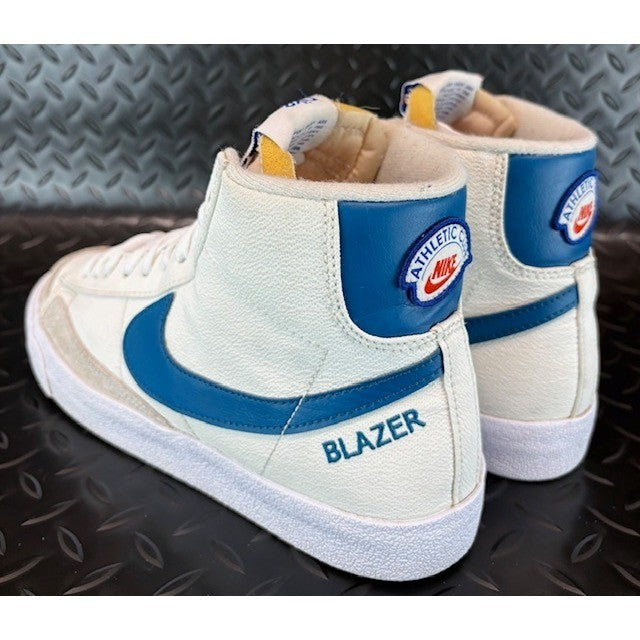 Nike Blazer Mid 77 Athletic Club White Marina Womens Leather sneakers size 9.54