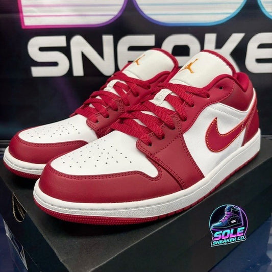 Jordan 1 Low Cardinal Red (2022) 553558-607 Mens sneakers size 11.50