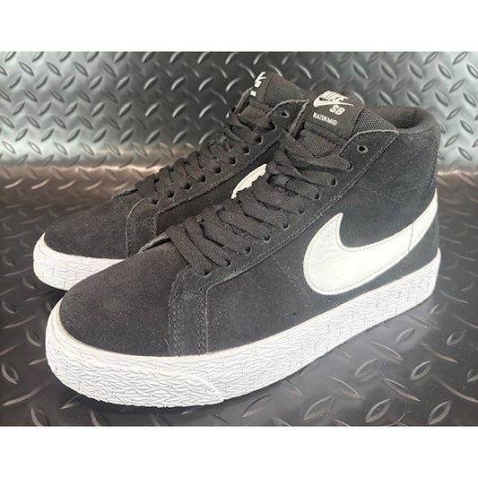 Nike SB Zoom Blazer Mid Black White 864349-002 Mens suede sneakers size 5.50