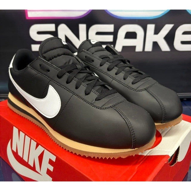 Nike Cortez Leather Black White Gum (2024) DM4044-002 Mens sneakers size 141