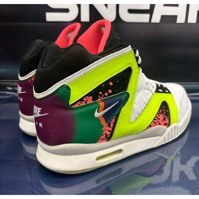 Nike Air Tech Challenge Hybrid Wht/Green (2014) 653873-100 Mens sneakers size 132