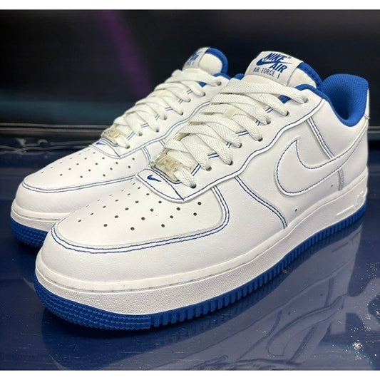 Nike Air Force 1 Low 07 White Game Royal (2021) CV1724-101 Mens sneakers size 100