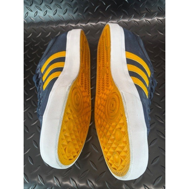 Adidas Matchcourt x Hardies Mens Skateboarding Sneakers BB8551 Blue Yellow sz 105