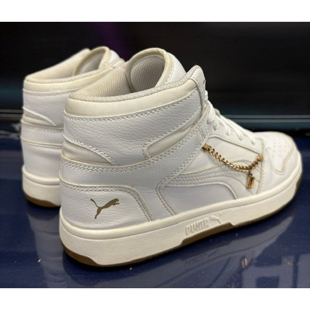 Puma Rebound Layup High White (2024) 399165-01 Mens sneakers size 4.52