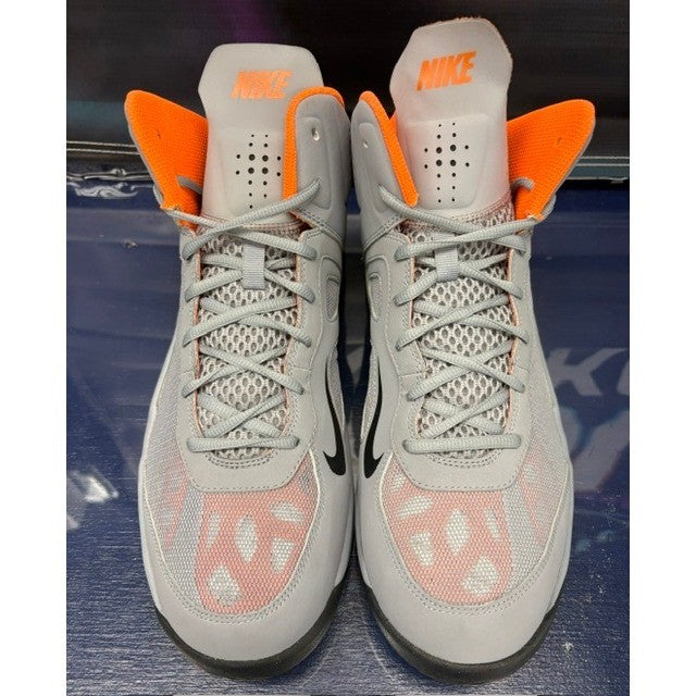 Nike Dual Fusion BB Stealth Orange Grey (2012) 536846-004 Mens sneakers size 124