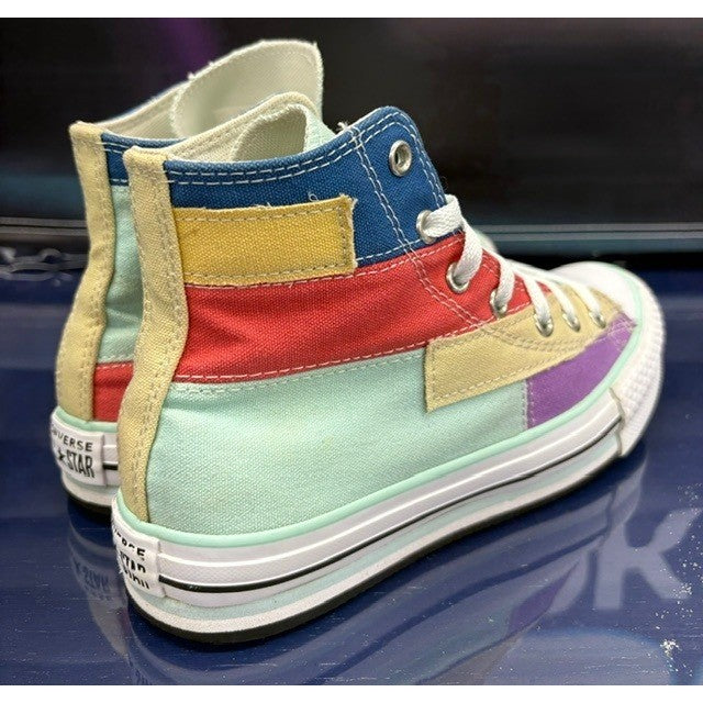 Converse All Stars Multi-Color Patches A02026C Kids Canvas sneakers size 4.52